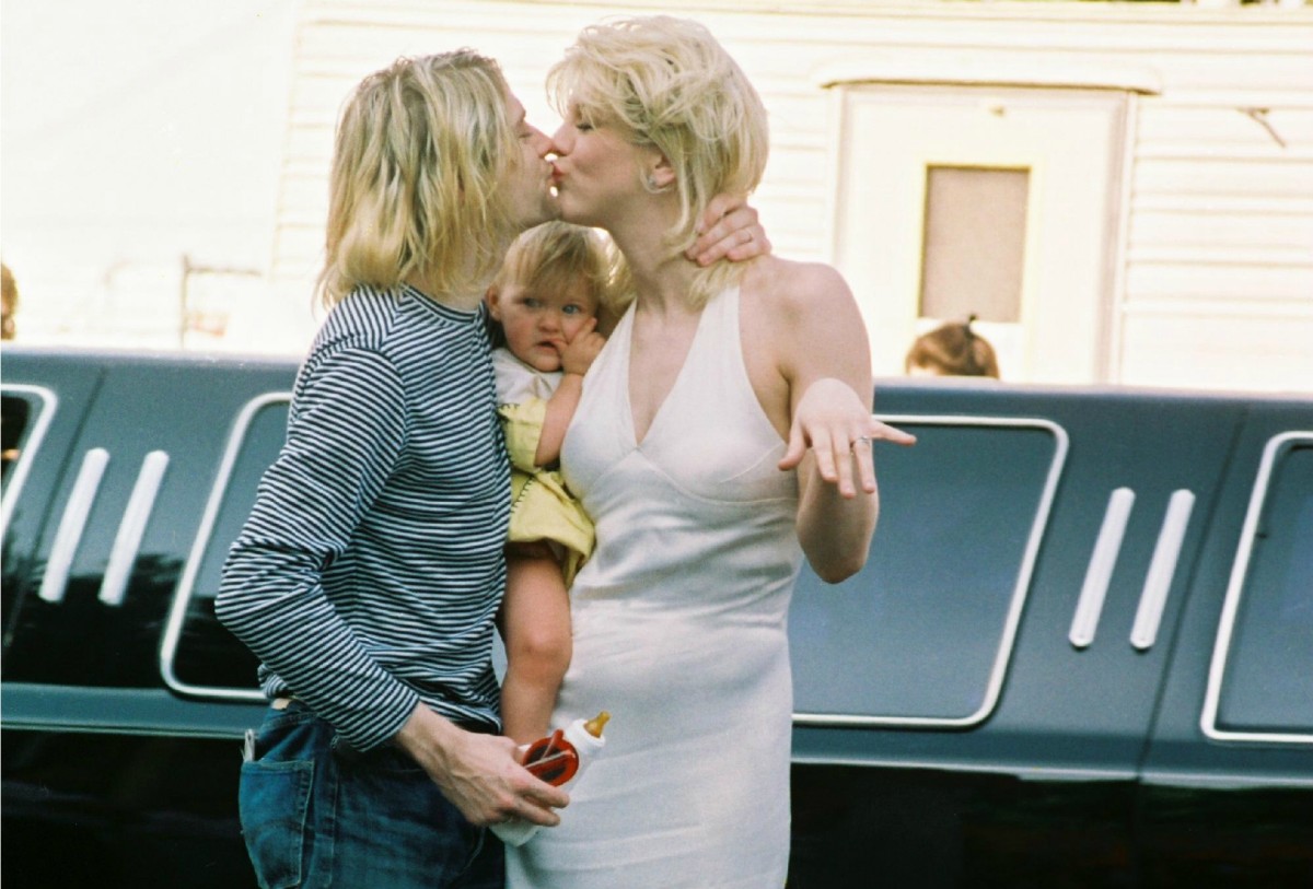 Kurt Cobain, Courtney Love and Francis Bean Cobain 1993 MTV Music Video Awards1993 held at the Gibson Amphitheatre Los Angeles, California - 02.09.93 Featuring: Kurt Cobain, Courtney Love and Francis Bean Cobain Where: Las Vegas, Nevada, United States When: 02 Sep 1993 Credit: Chris Connor / WENN