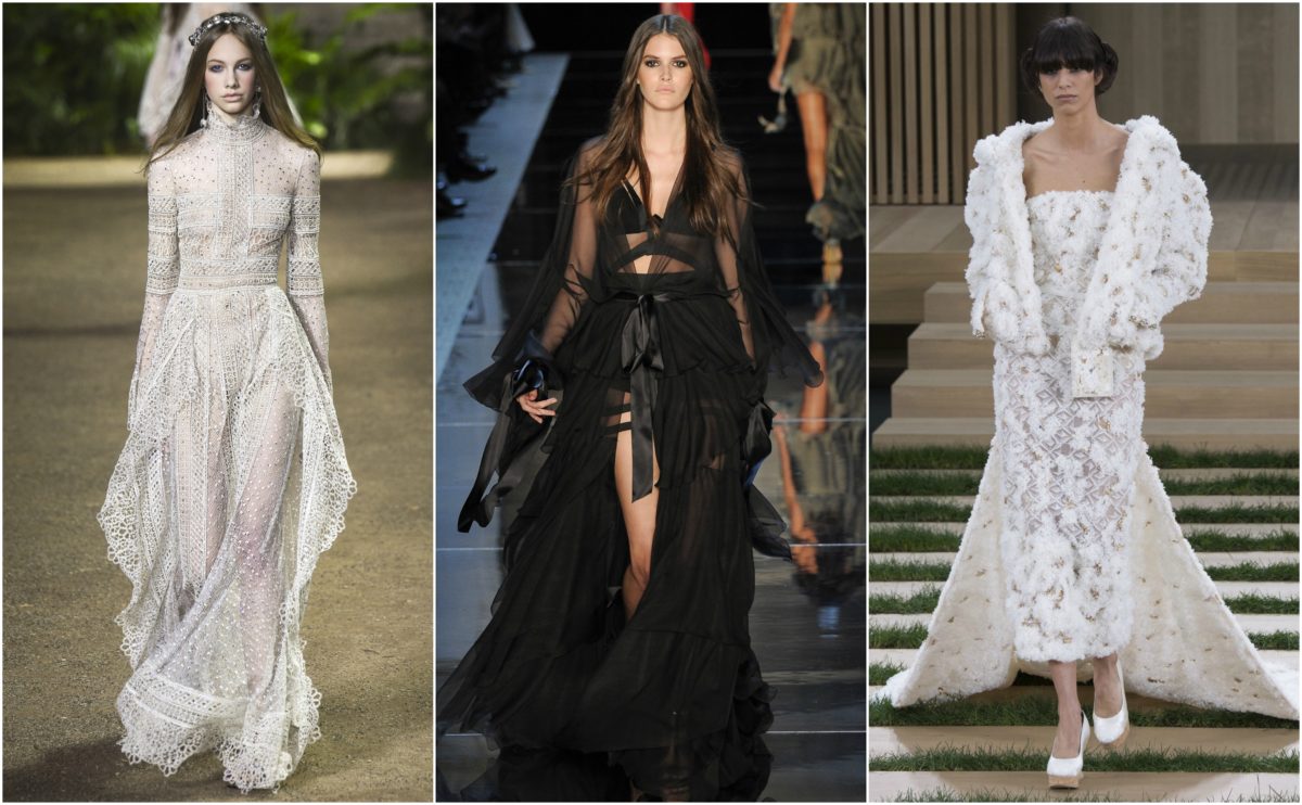 Spring 16 Haute Couture (from left to right: Elie Saab, Alexandre Vauthier, Chanel)