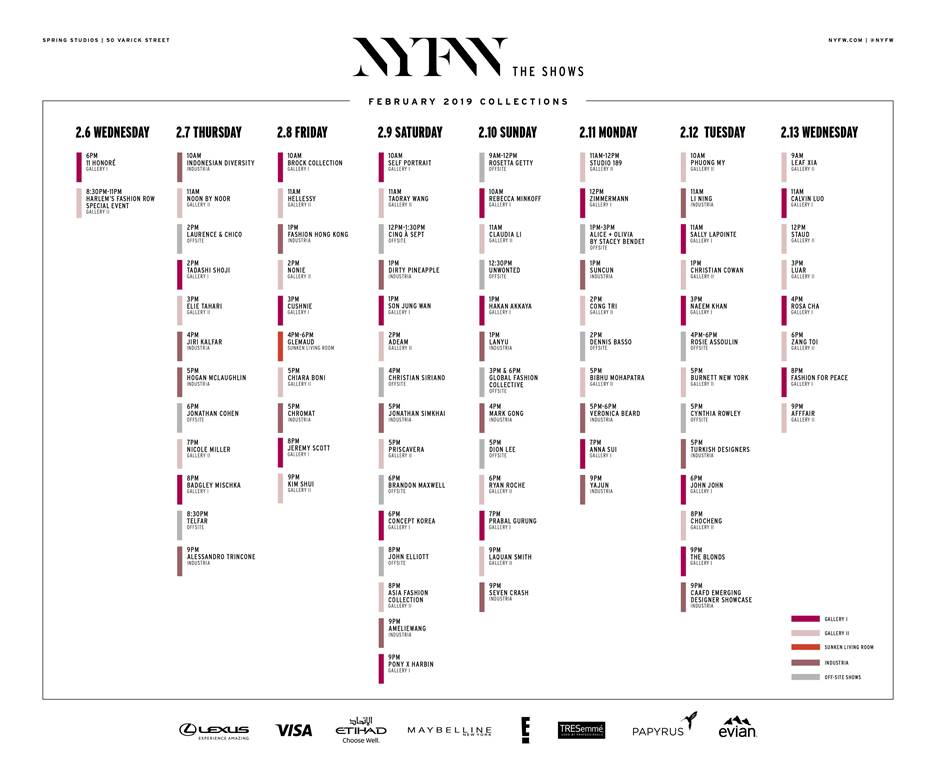 IMG ANNOUNCES 2019 NEW YORK FASHION WEEK PRELIMINARY SCHEDULE | THE
