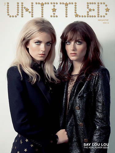 Say Lou Lou Cover - The Untitled Magazine GirlPower Issue 8 - Photography by Indira Cesarine