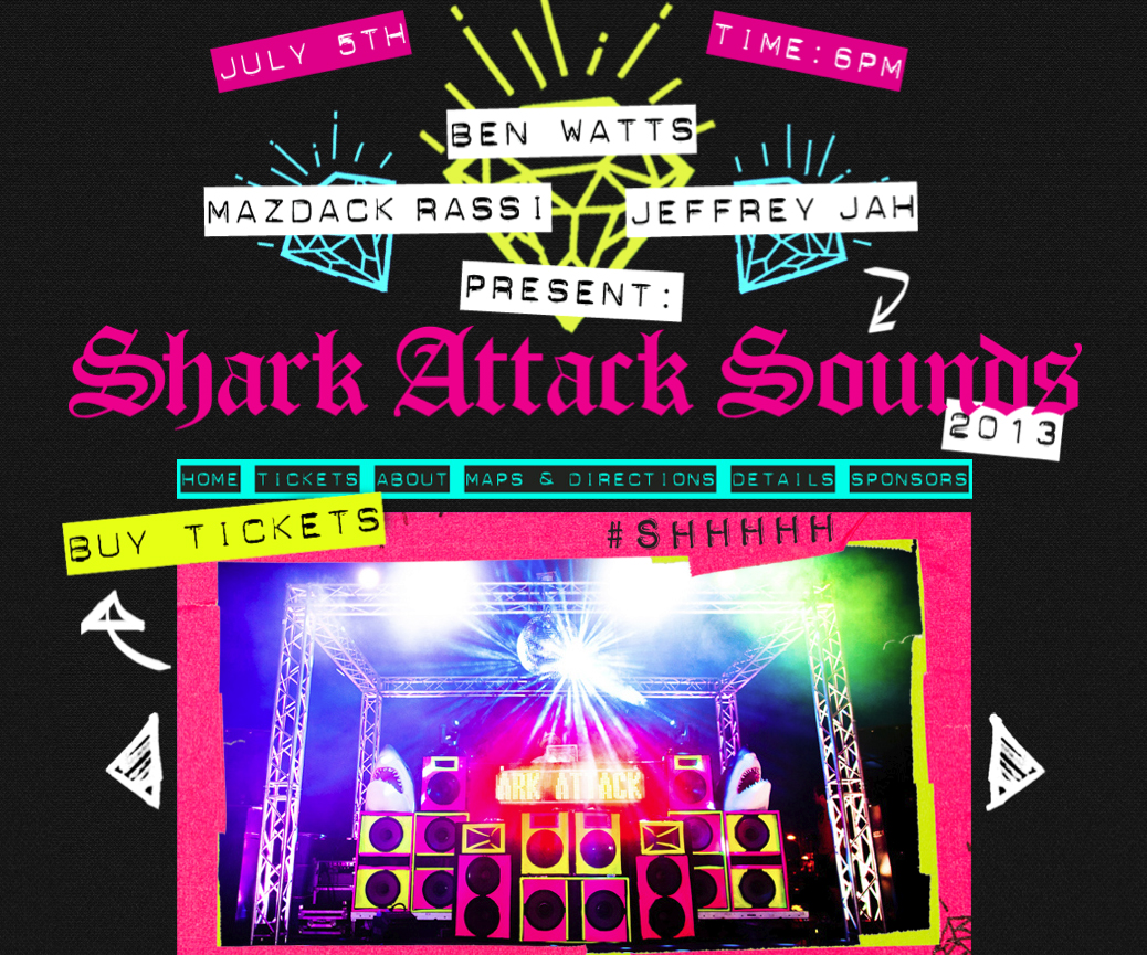 SHARK ATTACK SOUNDS 2013 | THE UNTITLED MAGAZINE