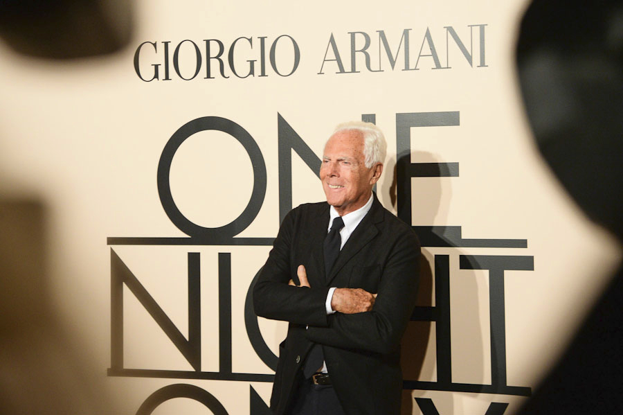 ARMANI - ONE NIGHT ONLY NEW YORK - ECCENTRICO EXHIBITION AND RUNWAY ...