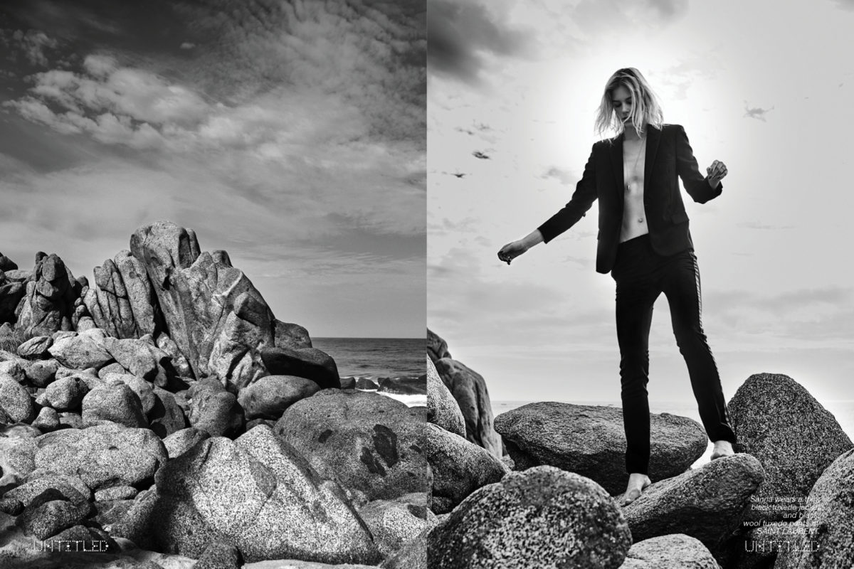 "Plage Noir" Photography by Anne Menke for The Untitled Magazine