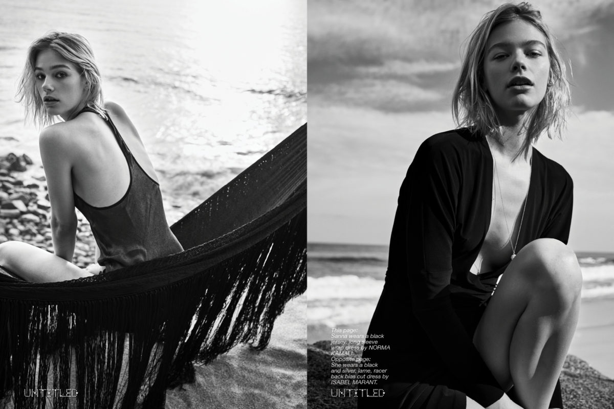 "Plage Noir" Photography by Anne Menke for The Untitled Magazine