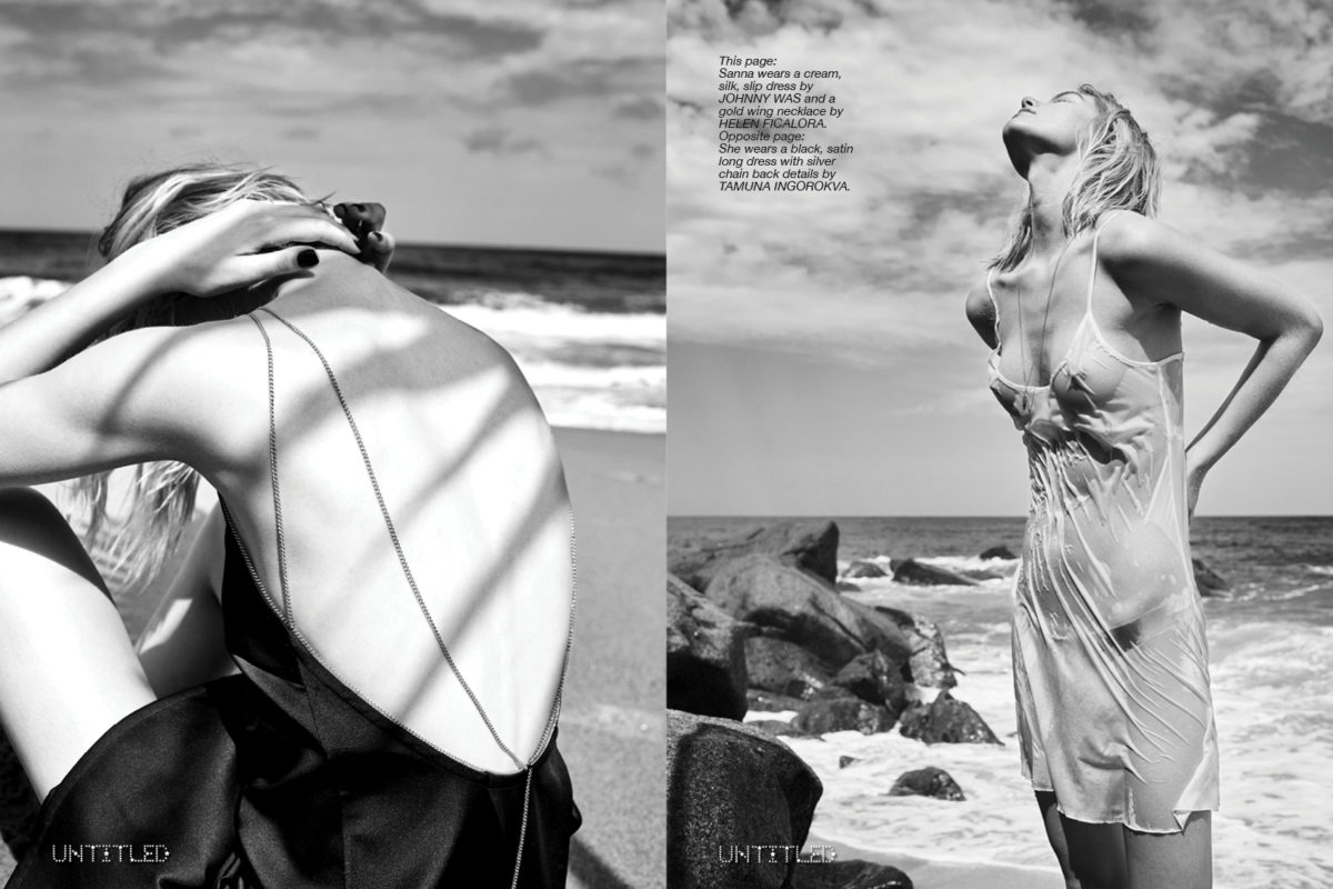 "Plage Noir" Photography by Anne Menke for The Untitled Magazine