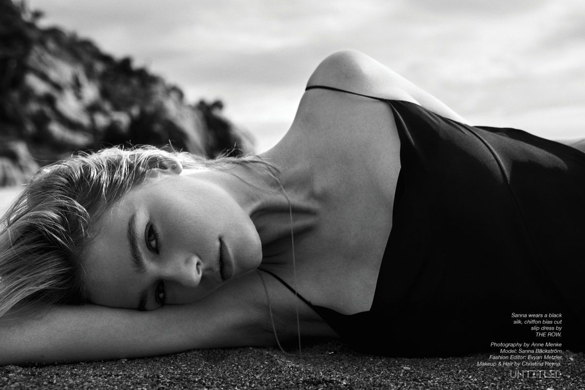 "Plage Noir" Photography by Anne Menke for The Untitled Magazine