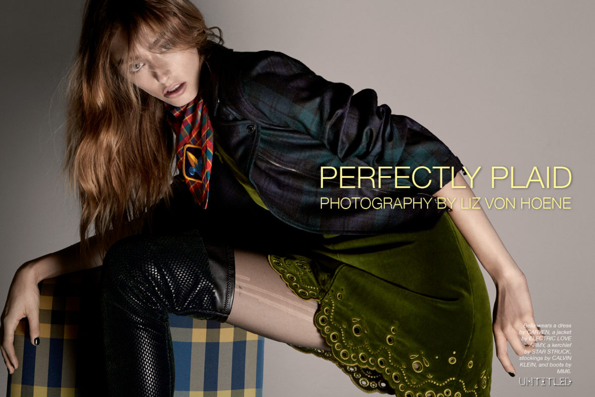 Perfectly Plaid - The Untitled Magazine Fashion Exclusive with Photography by Liz Von Hoene
