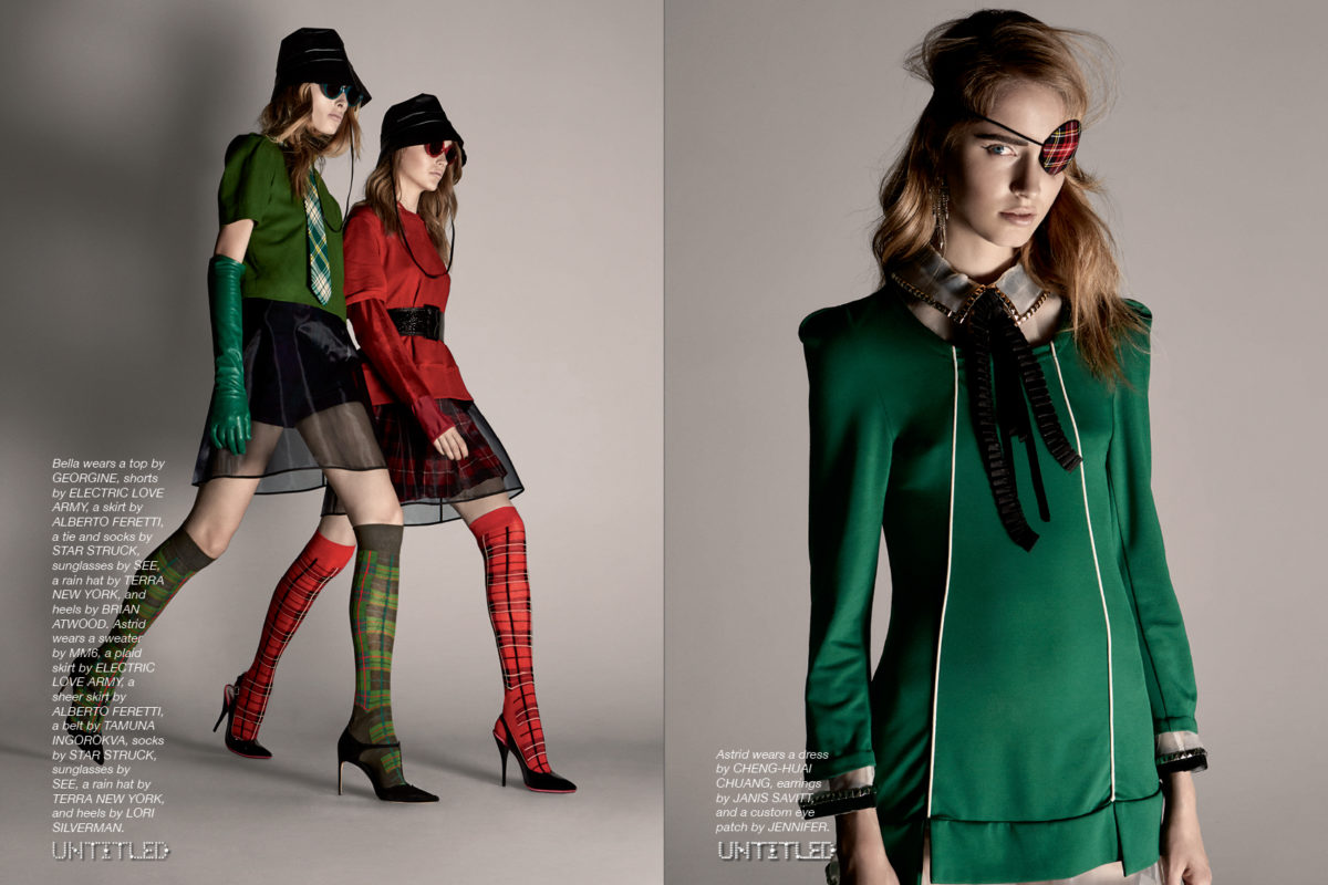 Perfectly Plaid - The Untitled Magazine Fashion Exclusive with Photography by Liz Von Hoene