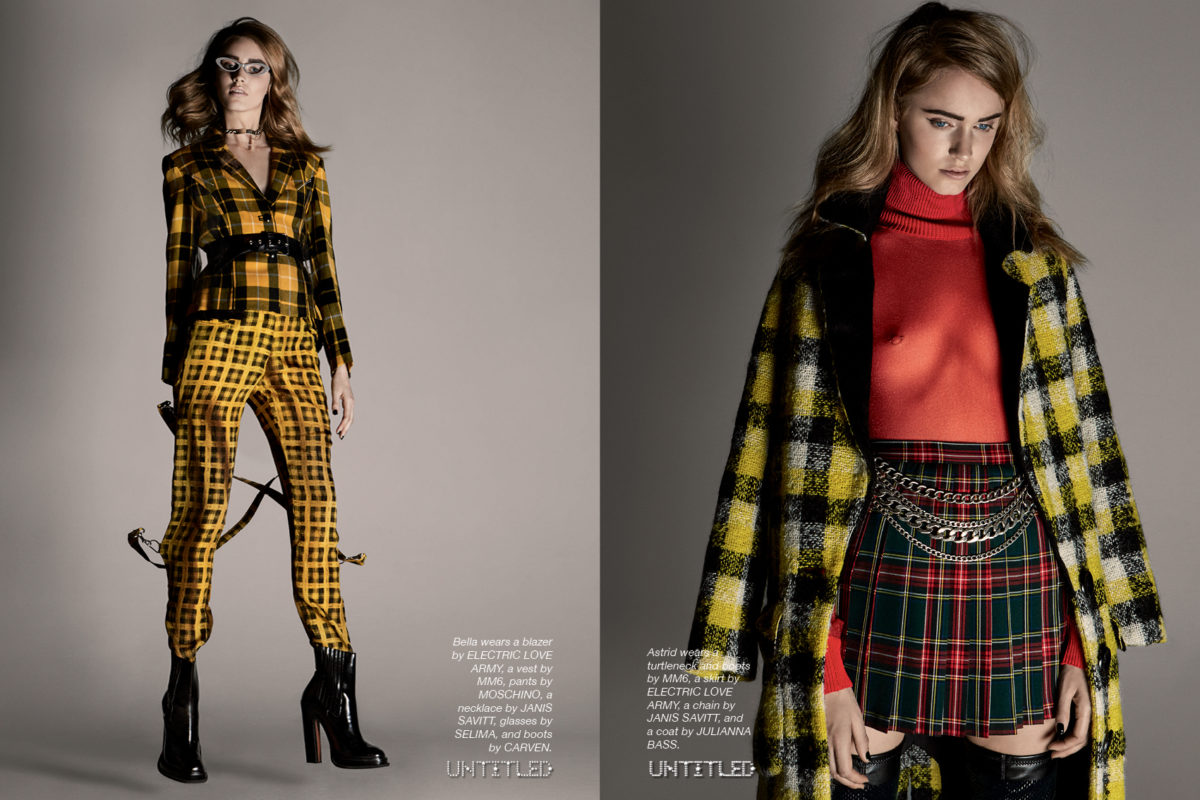 Perfectly Plaid - The Untitled Magazine Fashion Exclusive with Photography by Liz Von Hoene