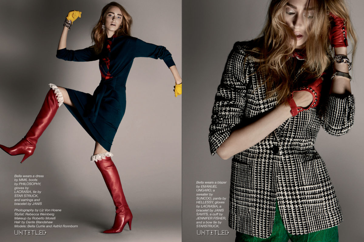 Perfectly Plaid - The Untitled Magazine Fashion Exclusive with Photography by Liz Von Hoene