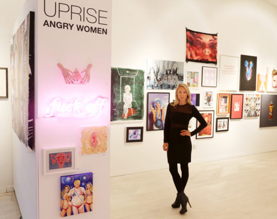 CURATOR INDIRA CESARINE THE UNTITLED SPACE UPRISE ANGRY WOMEN EXHIBIT lowres