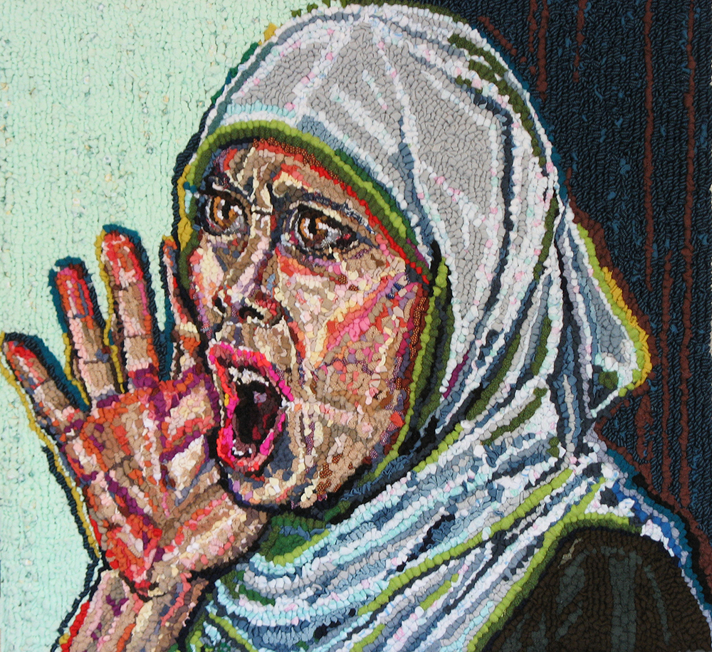 Linda Friedman Schmidt Protest THE UNTITLED SPACE UPRISE ANGRY WOMEN EXHIBIT