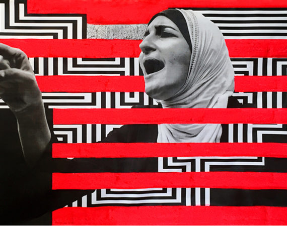 Ann Lewis aka GILF 22Linda22 Inspired by Linda Sarsour The Untitled Space SHE INSPIRES Exhibit preview