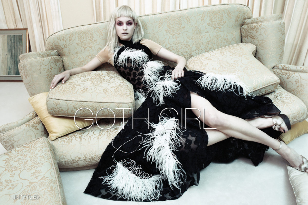 Goth Girl The Untitled Magazine Photography by Marie Fleur Charlesworth 1