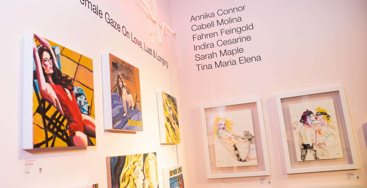 THE FEMALE GAZE ON LOVE LUST LONGING THE UNTITLED SPACE SUPERFINE ART FAIR 2019 045