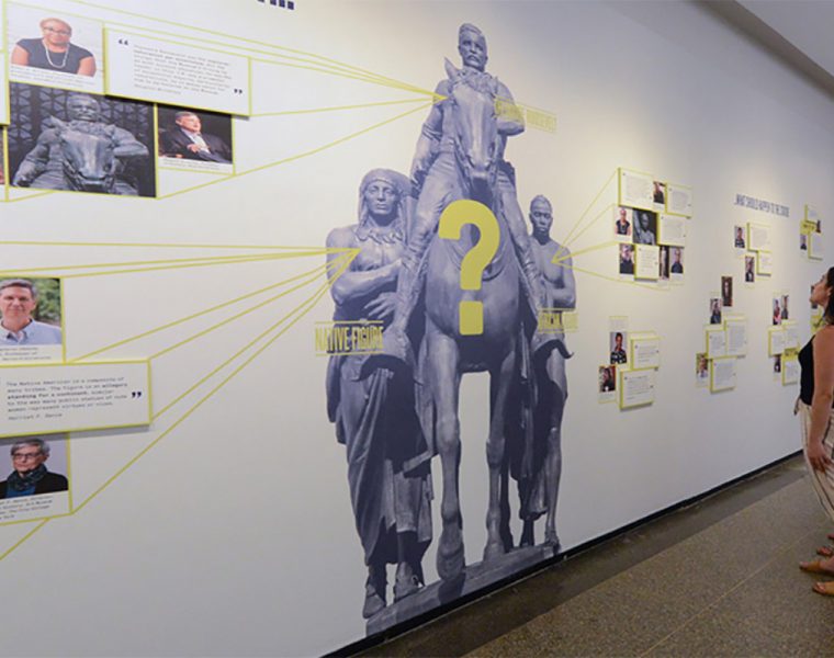 Addressing the Statue