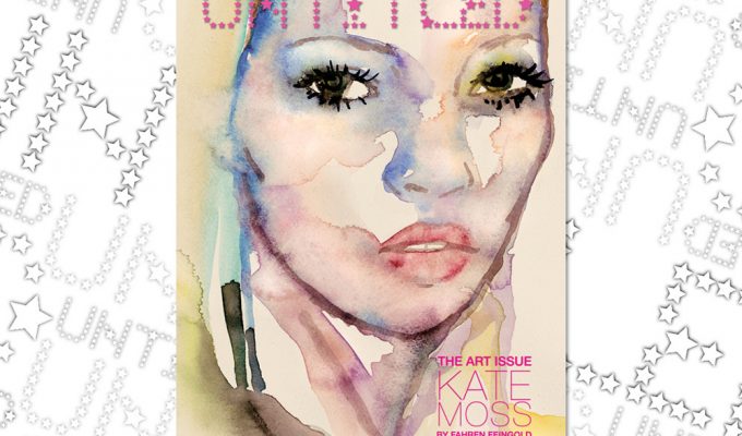 The Untitled Magazine Art Issue Kate Moss by Fahren Feingold cover