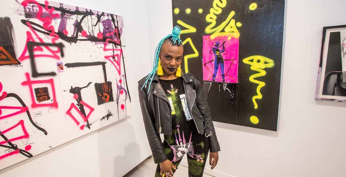 Nichole Washington Rebellious Black Girl Solo Show The Untitled Space 2