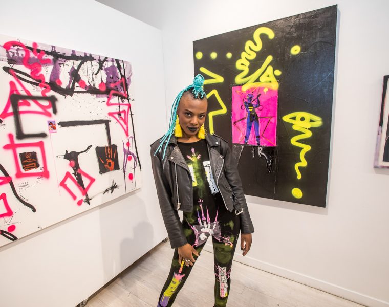 Nichole Washington Rebellious Black Girl Solo Show The Untitled Space 2