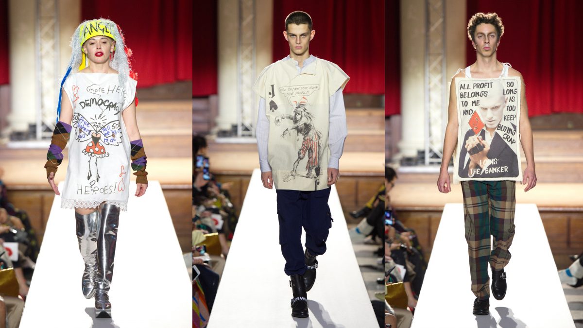Vivienne Westwood's political runway was everything that is wrong with  fashion activism