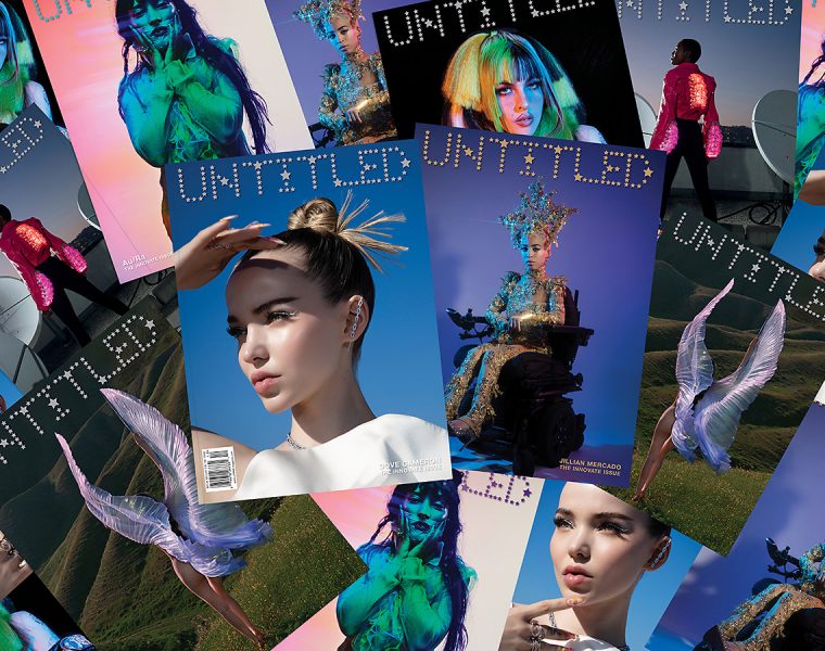 THE UNTITLED MAGAZINE INNOVATE ISSUE COVERS Dove Cameron Jillian Mercado Dorian Electra AuRa Synchrodogs LR 1200 X 900
