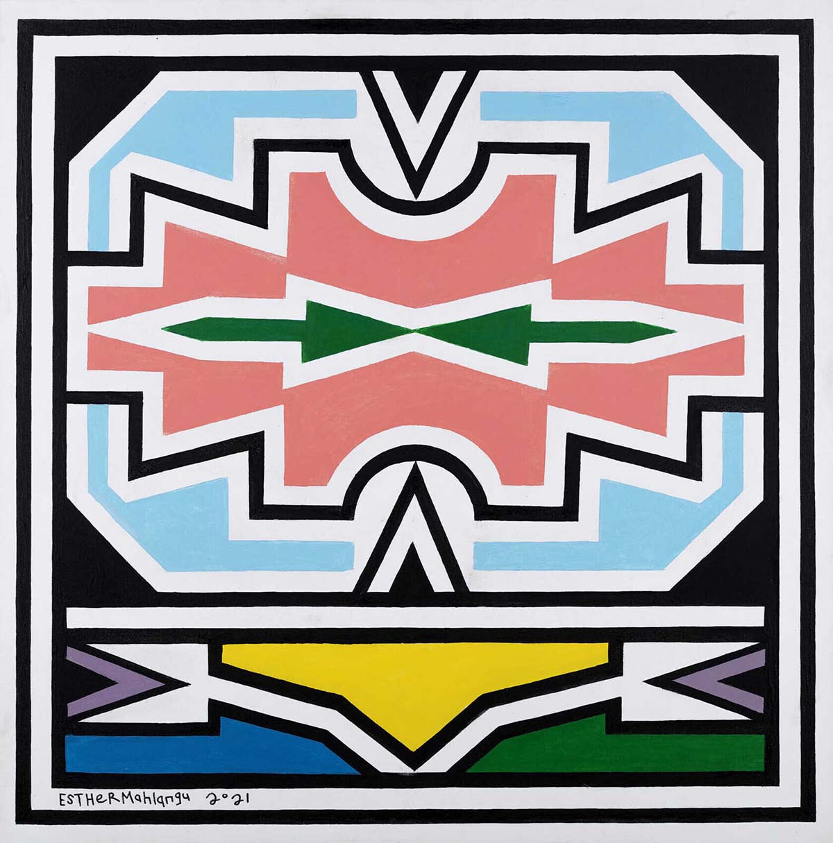 The Almine Rech Gallery Debuts A Solo Exhibition By Dr Esther Mahlangu