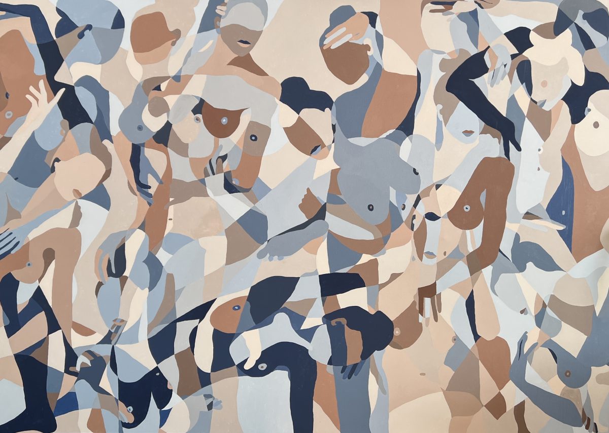 Faustine Badrichani Silhouettes.Blue 2022 The Untitled Space 1