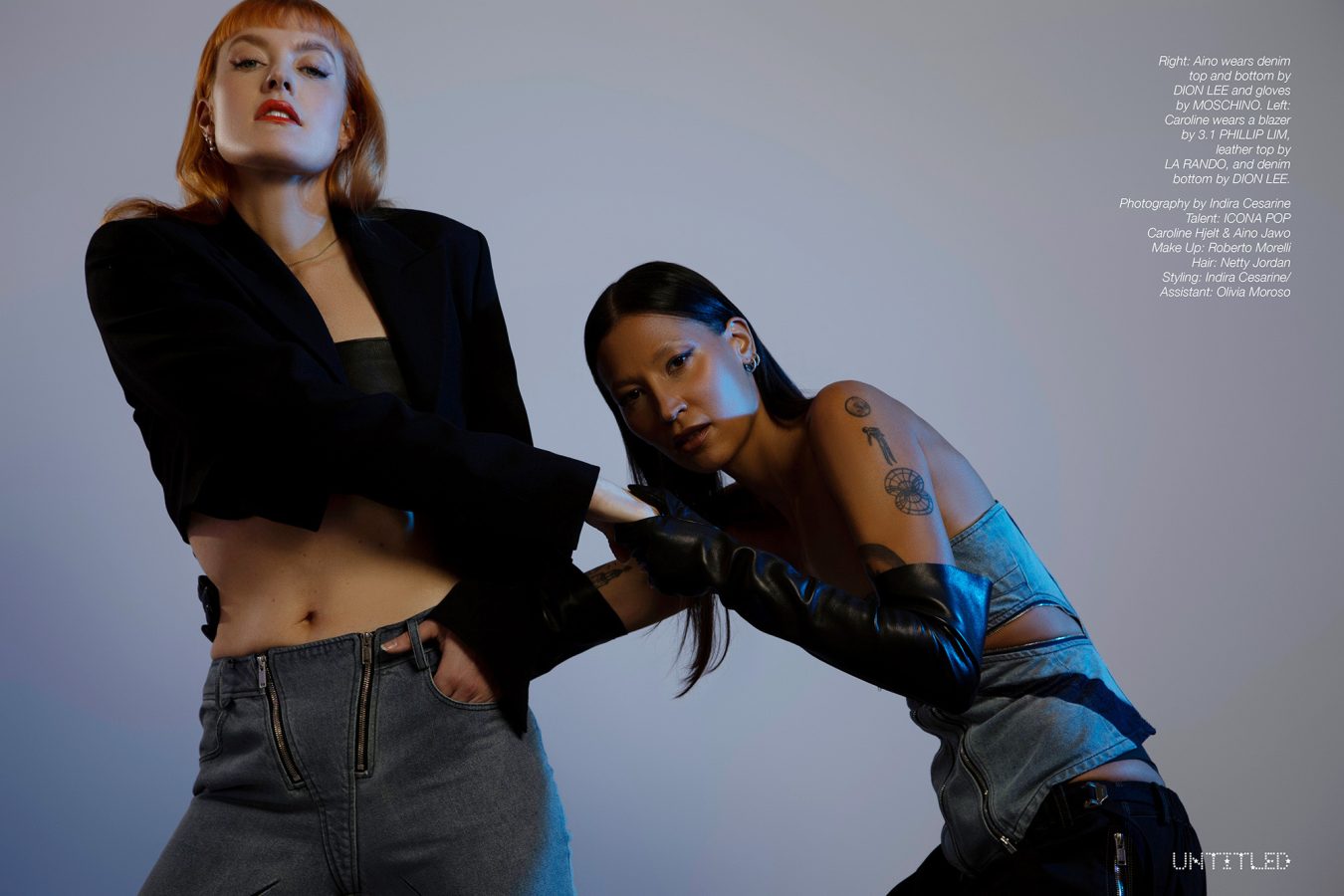 COVER STORY: ICONA POP ON "CLUB ROMANTECH" FOR THE UNTITLED MAGAZINE'S ...