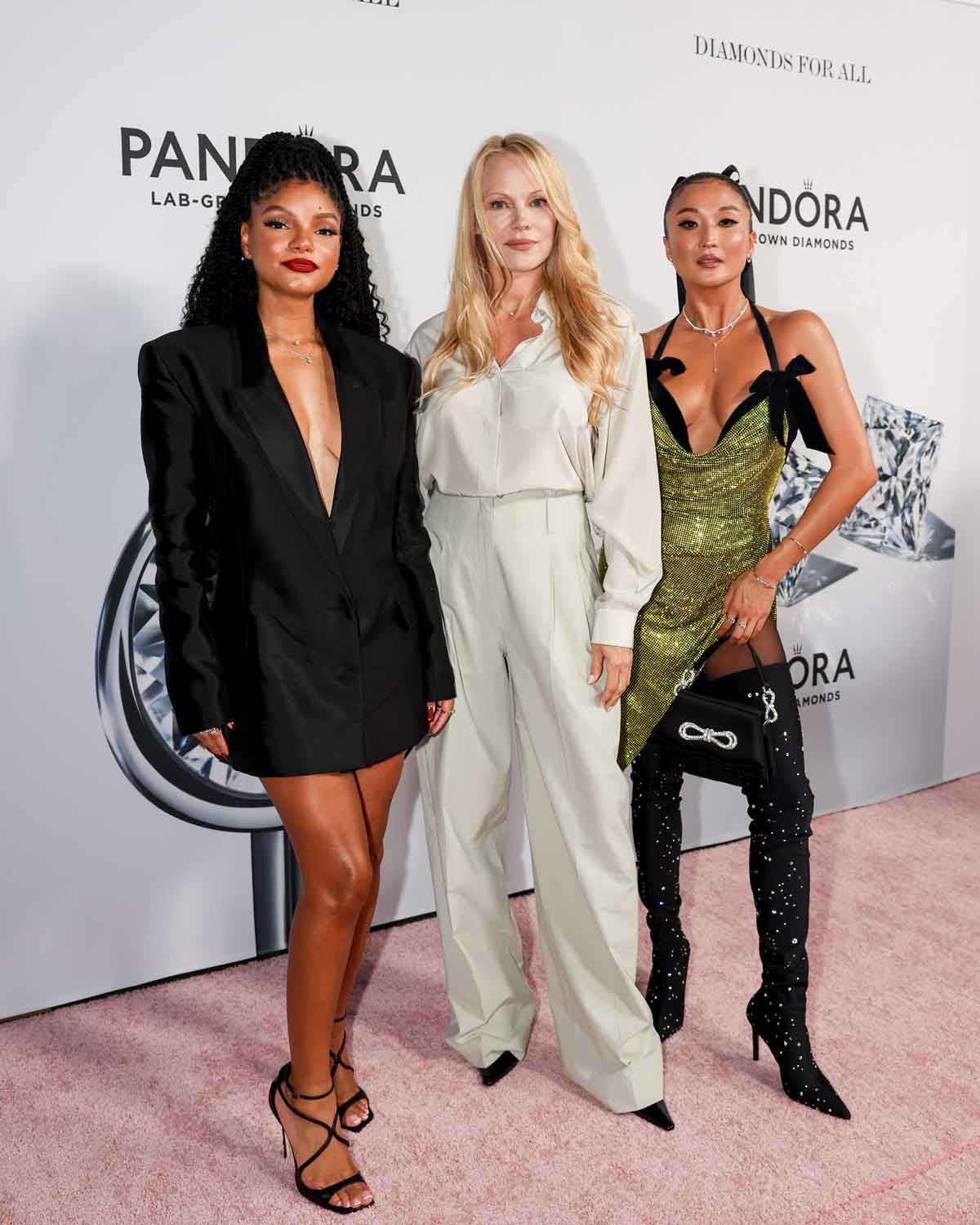 PANDORA'S 'NEW DIAMOND DISTRICT' CELEBRATED LAB-GROWN JEWELRY LINE DURING  NYFW WITH PAMELA ANDERSON, HALLE BAILEY, ASHLEY PARK AND MORE