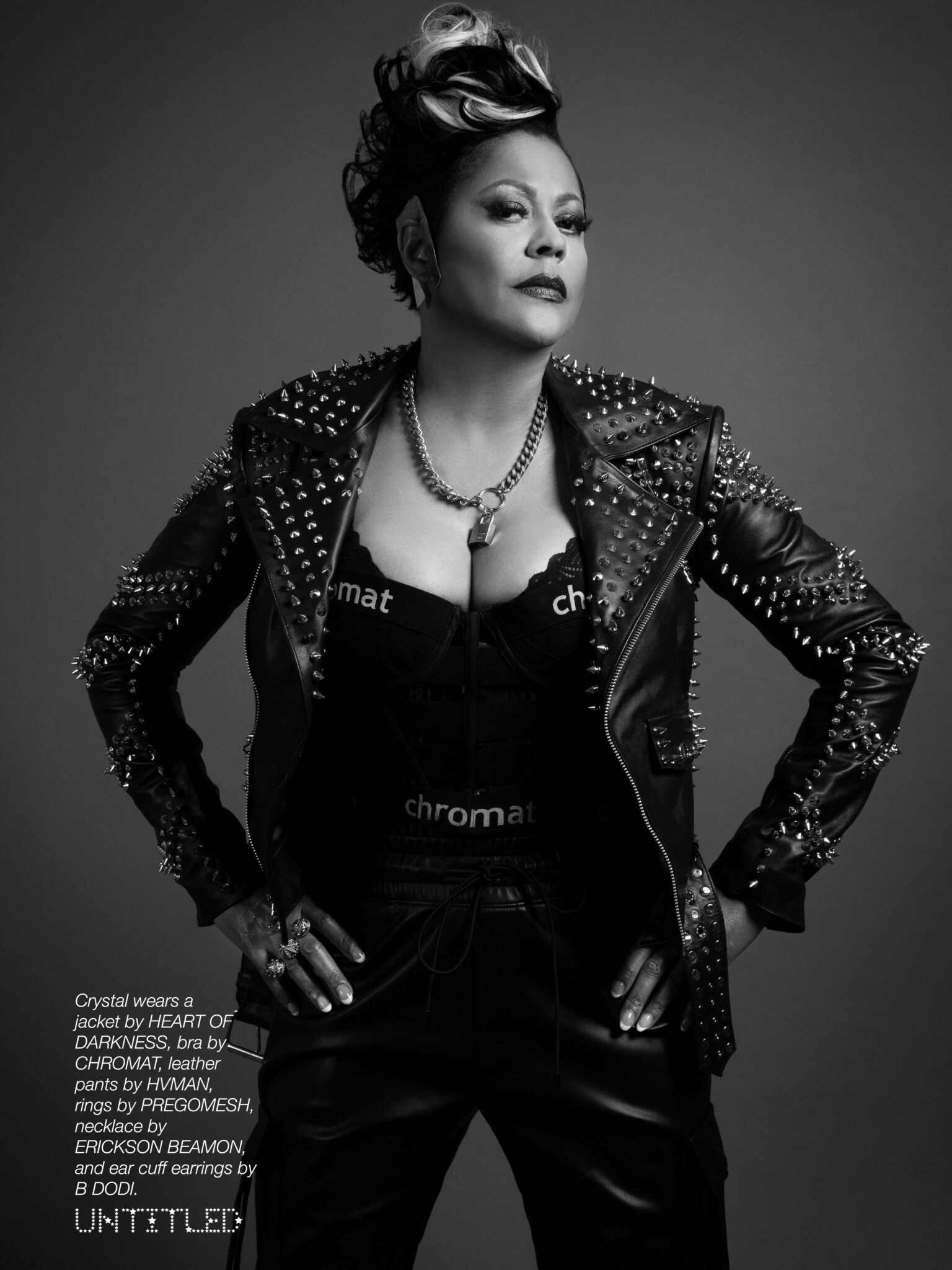 COVER STORY: CRYSTAL WATERS "100 PERCENT" THE UNTITLED MAGAZINE
