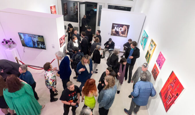 016 SKYE CLEARY NEVER GETS OLD EXHIBIT OPENING The Untitled Space 022