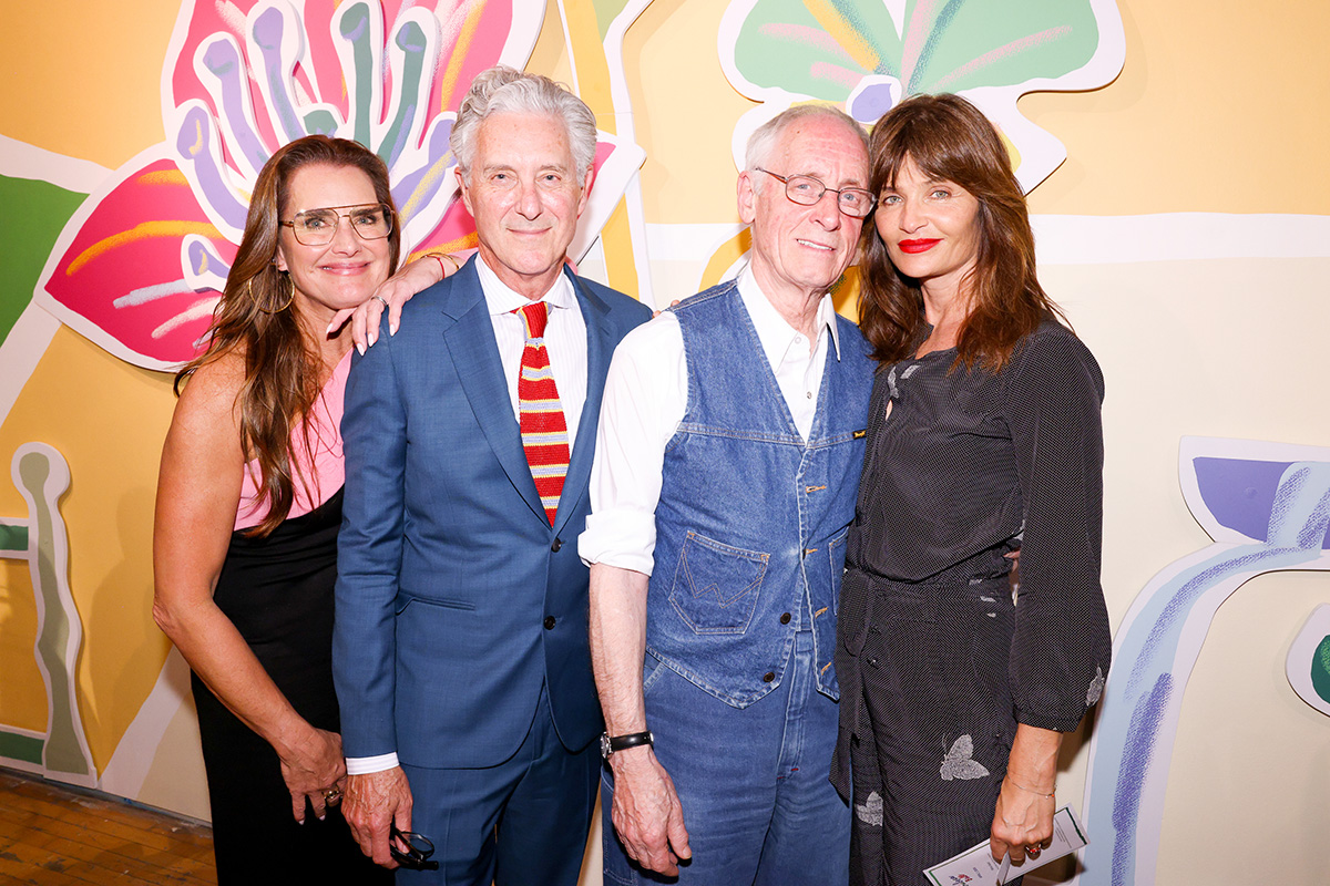 Brooke Shields David Kratz Neil Jenney Helena Christensen lr