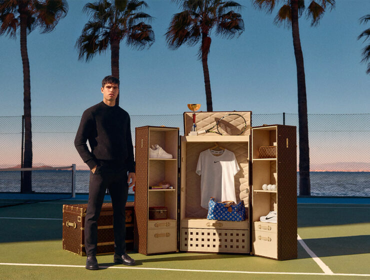 Photo of Carlos Alcaraz for Louis Vuitton by Dan Jackson.