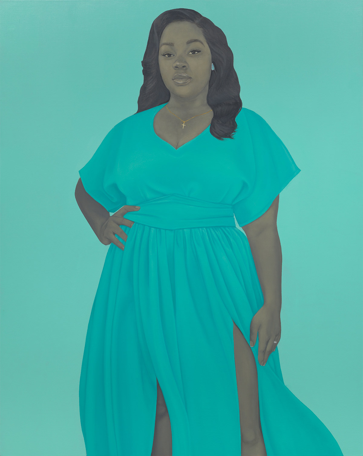 Amy Sherald, Breonna Taylor, 2020. Photograph by Walter Larrimore.