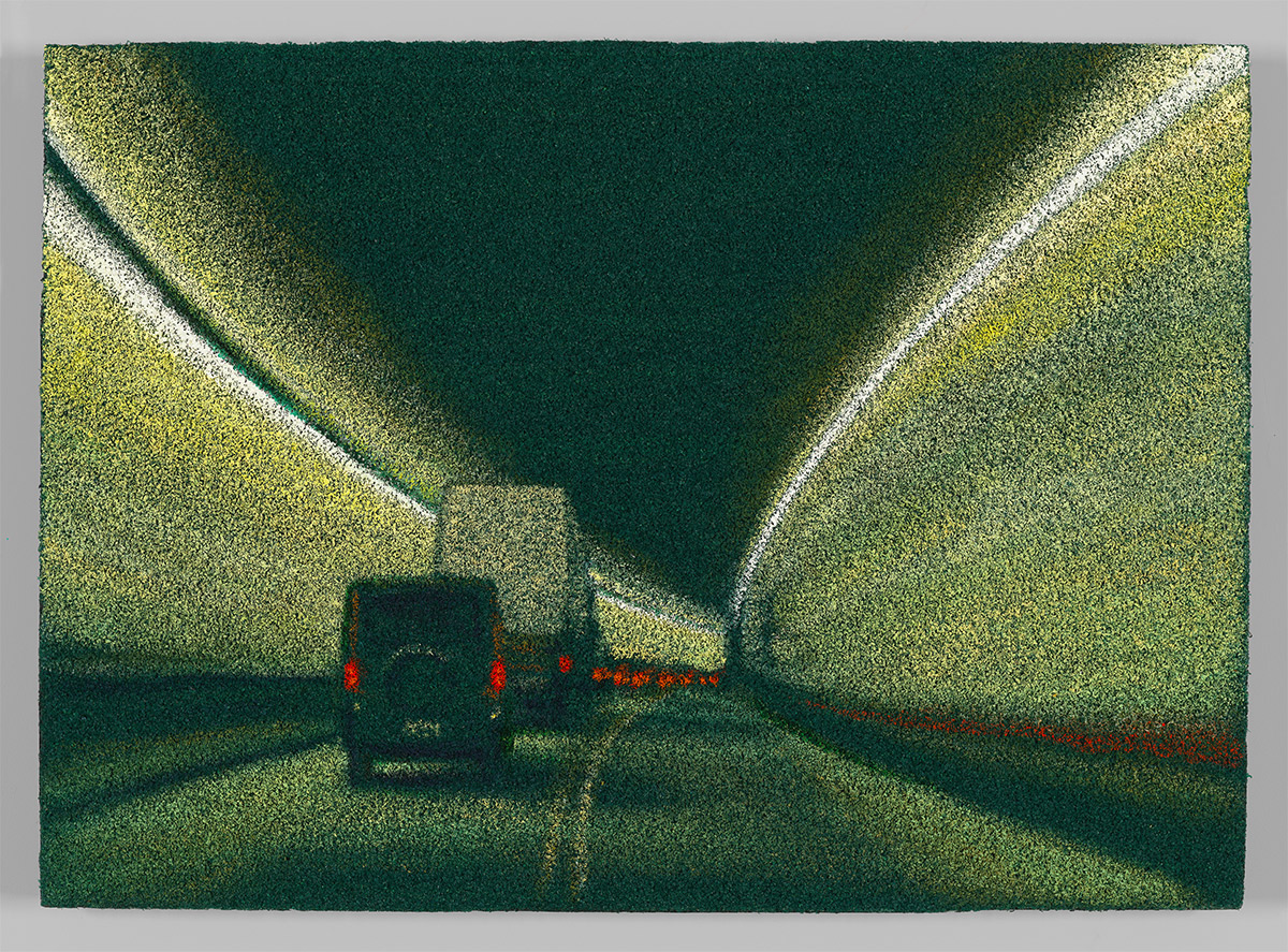 Jane Dickson, Heading In - Lincoln Tunnel 3, 2003. Photograph by Denis Y. Suspityen for the Whitney Museum.