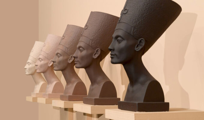 MET Flight to Egypt Fred Wilson Grey Area Brown Version