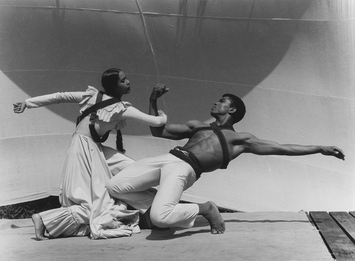 Carmen de Lavallade and Alvin Ailey at Jacobs Pillow, 1961. Photo by John Lindquist.