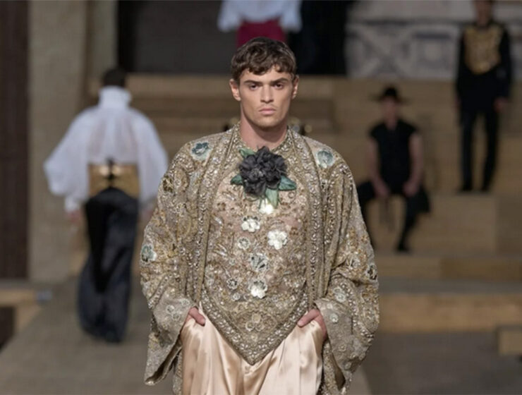 Mattia Giovannoni Dolce Gabbana Alta Sartoria Show Sardegna 2024 FI FINAL