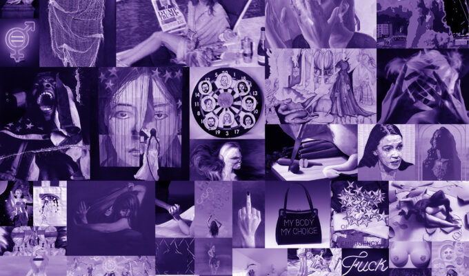 UPRISE 2025 THE UNTITLED SPACE GROUP COLLAGE violet lr