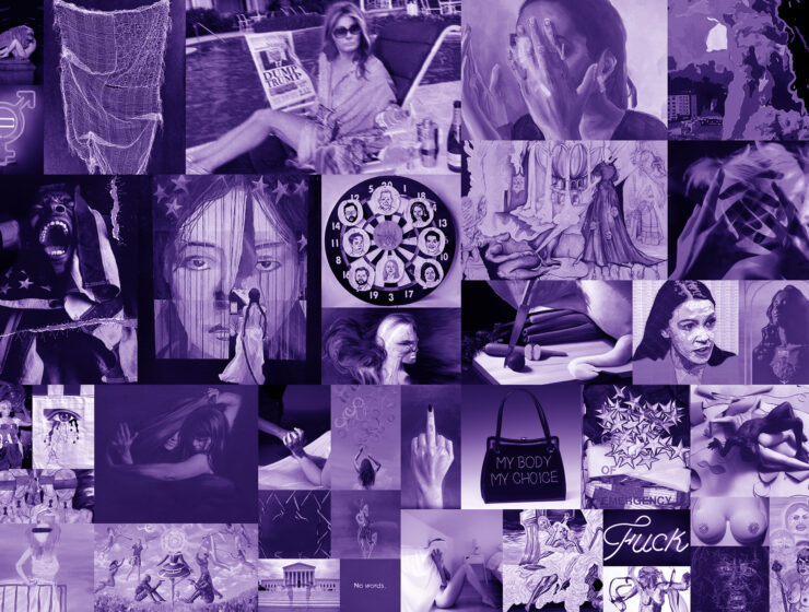UPRISE 2025 THE UNTITLED SPACE GROUP COLLAGE violet lr