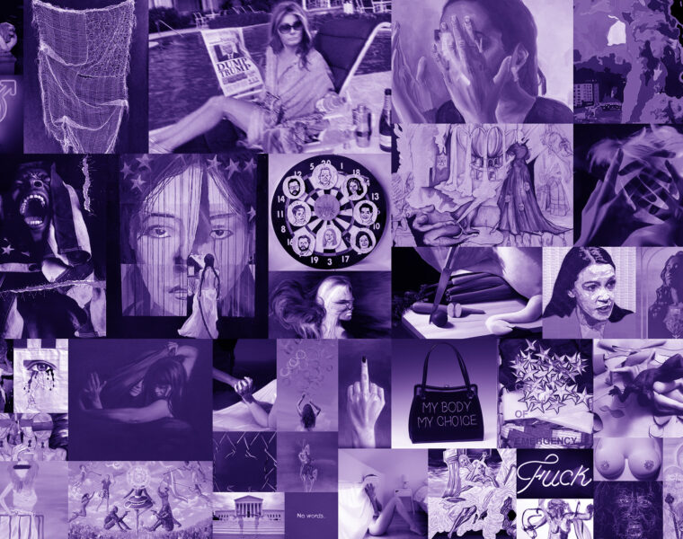 UPRISE 2025 THE UNTITLED SPACE GROUP COLLAGE violet lr