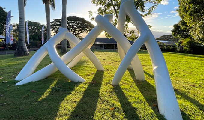 Steve Tobin sculpture 2025 Hamptons Fine Art Fair