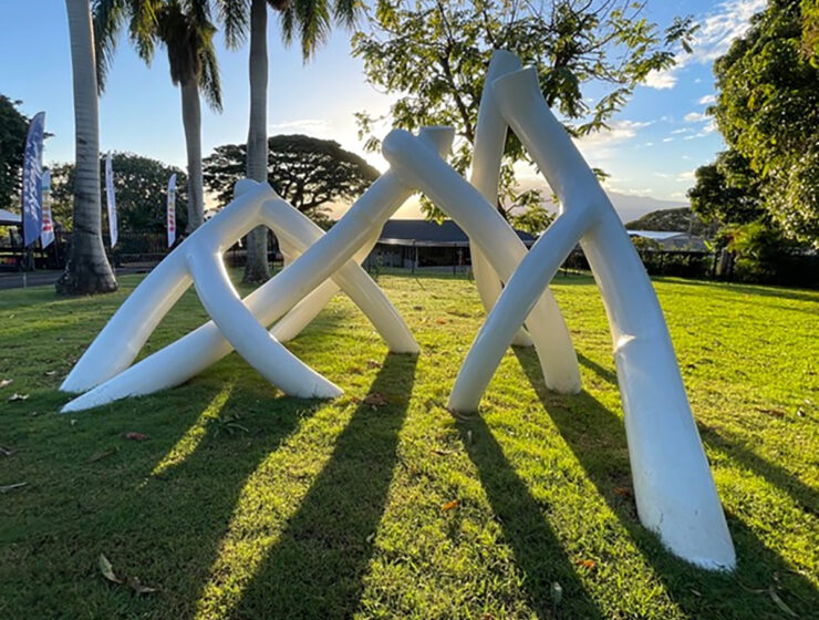 Steve Tobin sculpture 2025 Hamptons Fine Art Fair