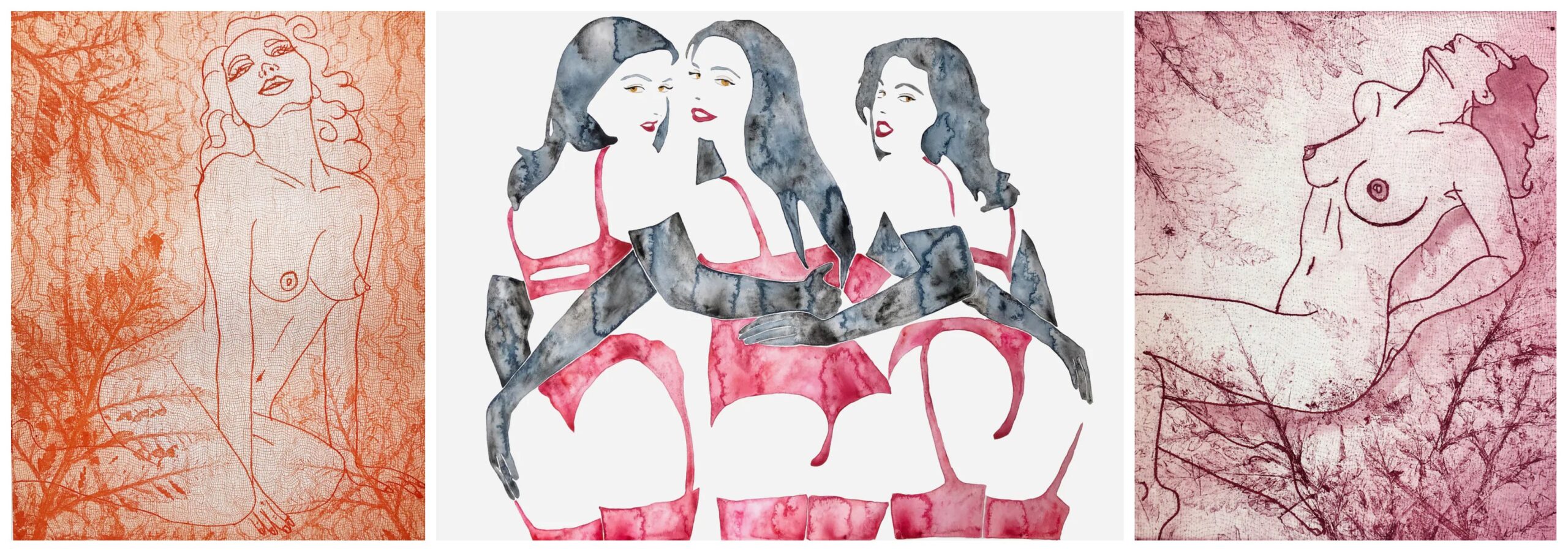 We Are Women Works on Paper 10 Indira Cesarine Helena Calmfors The Untitled Space scaled