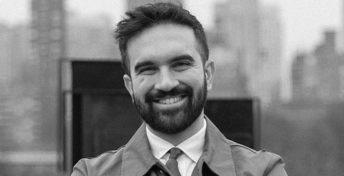 New York State Assemblymember Zohran Mamdani landscape crop Bw 2000