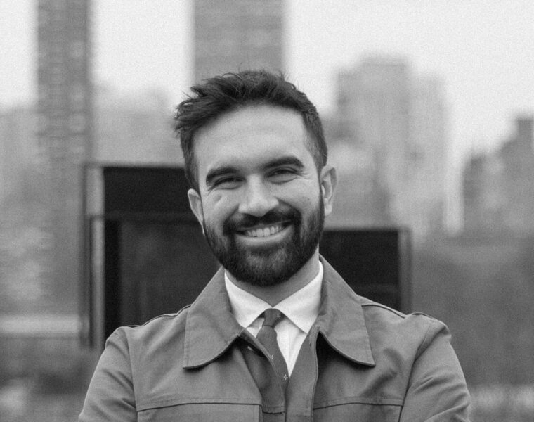 New York State Assemblymember Zohran Mamdani landscape crop Bw 2000