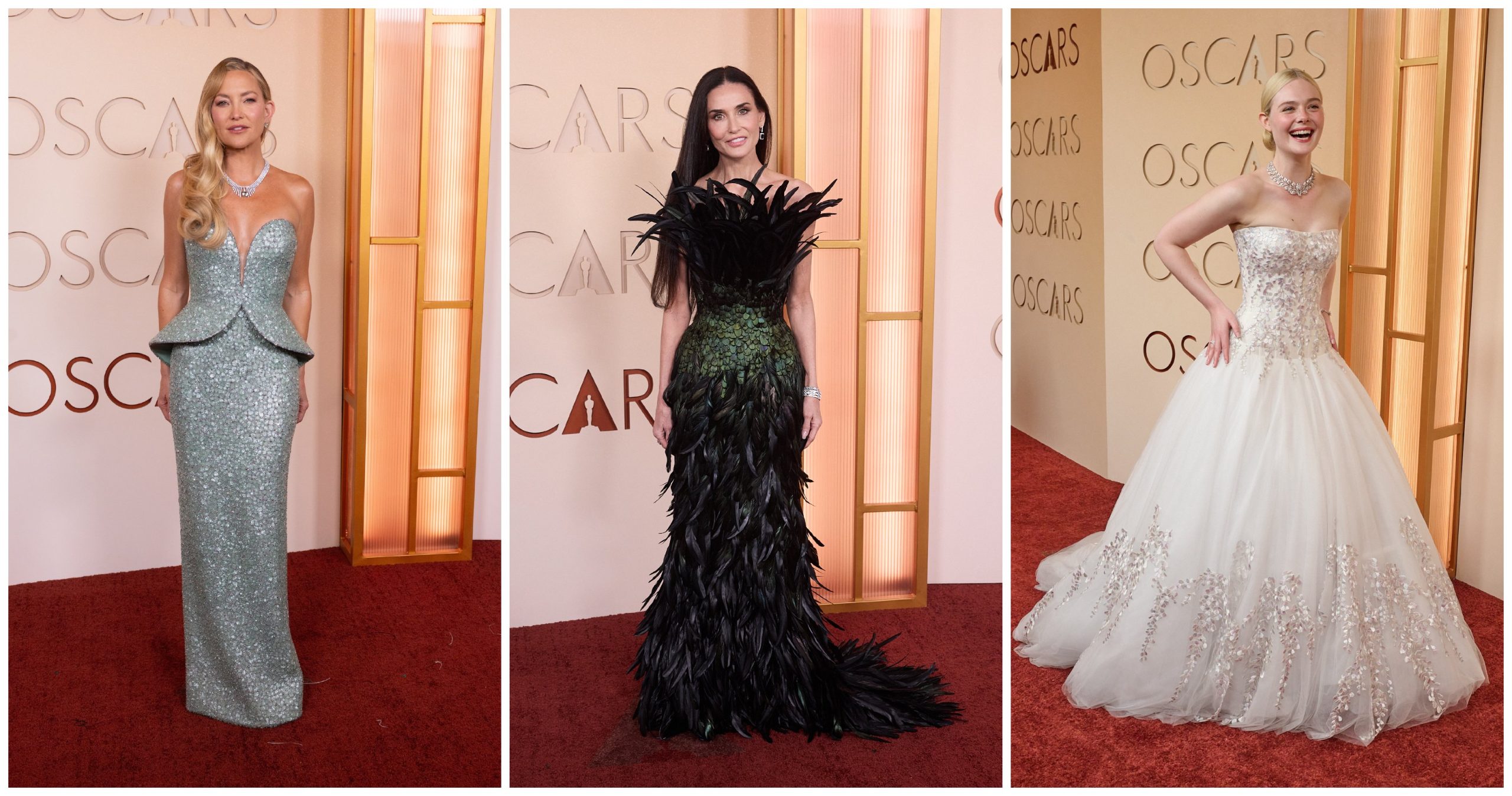 OSCARS 2026 fashion Kate Hudson Demi Moore Elle Fanning scaled