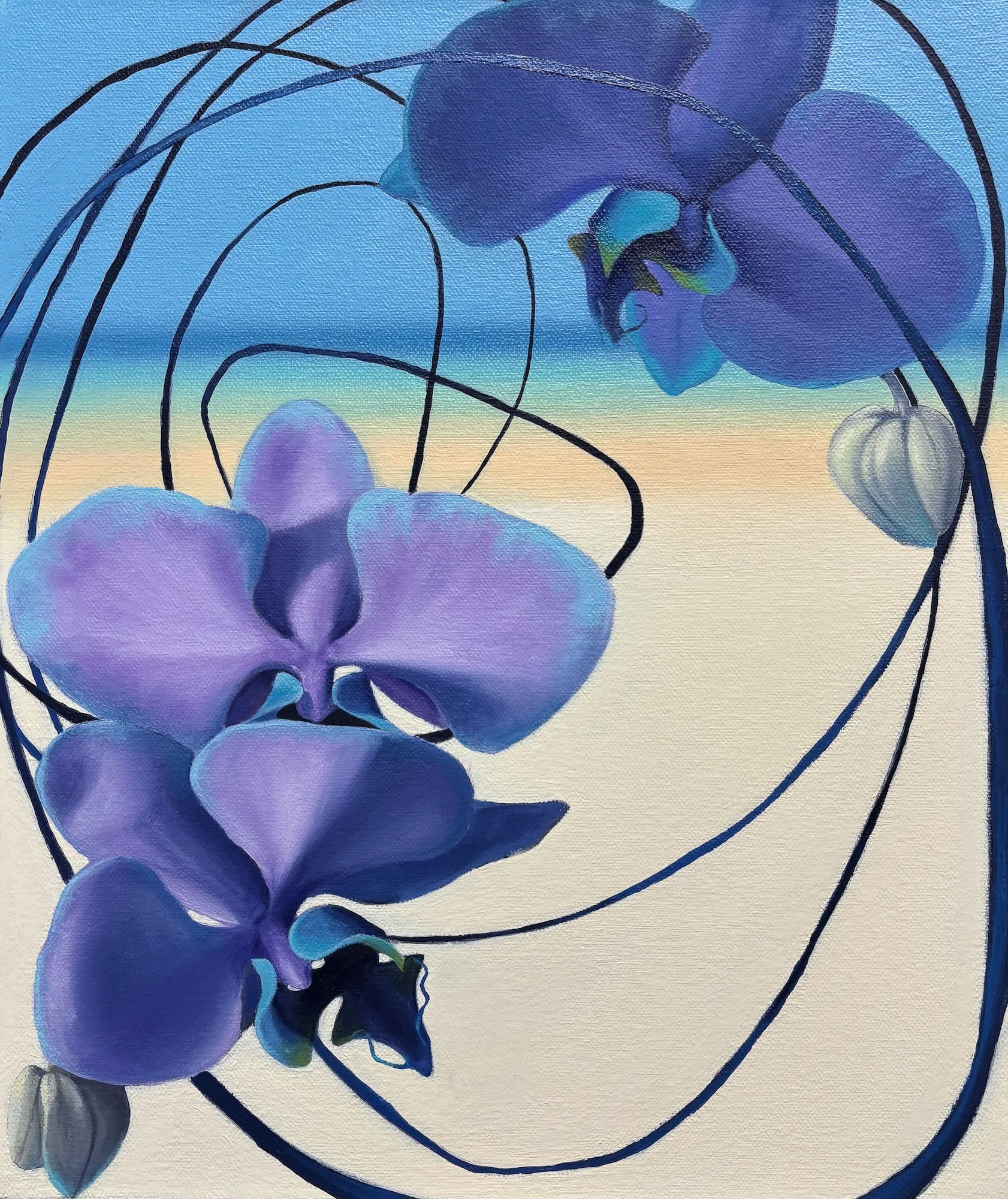 Mia Brownell SLBeachOrchids 12x10 in TheUntitledSpace