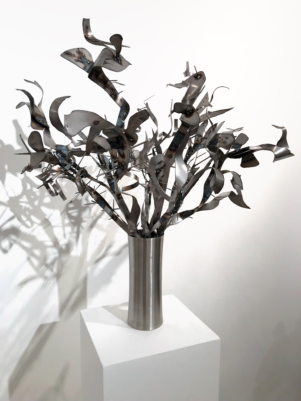 INDIRA CESARINE Les Fleurs Du Mal 2017 Sculpture in Welded Steel 2 1