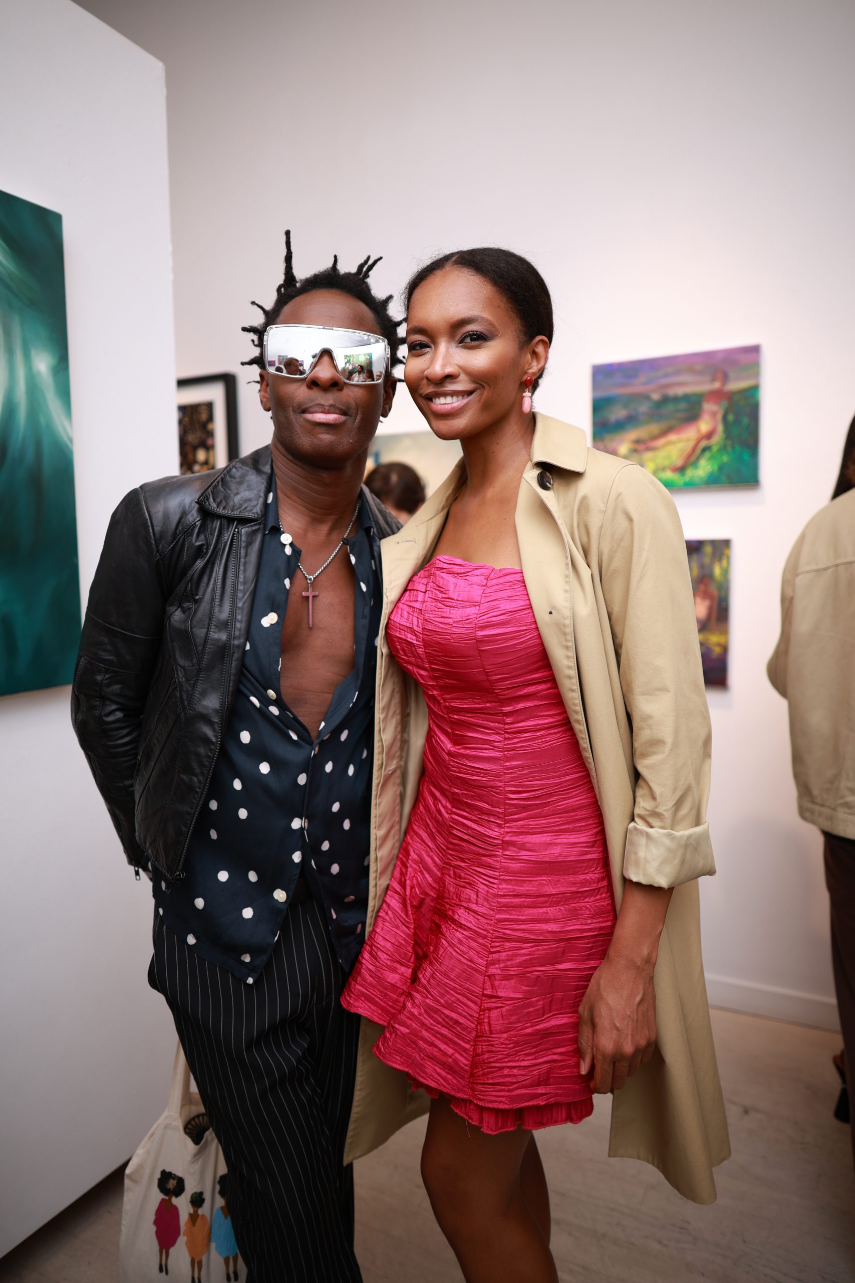 Francois Alexander and guest attend The "DREAM" Exhibition reception, The Untitled Space gallery, NYC, September 25, 2026